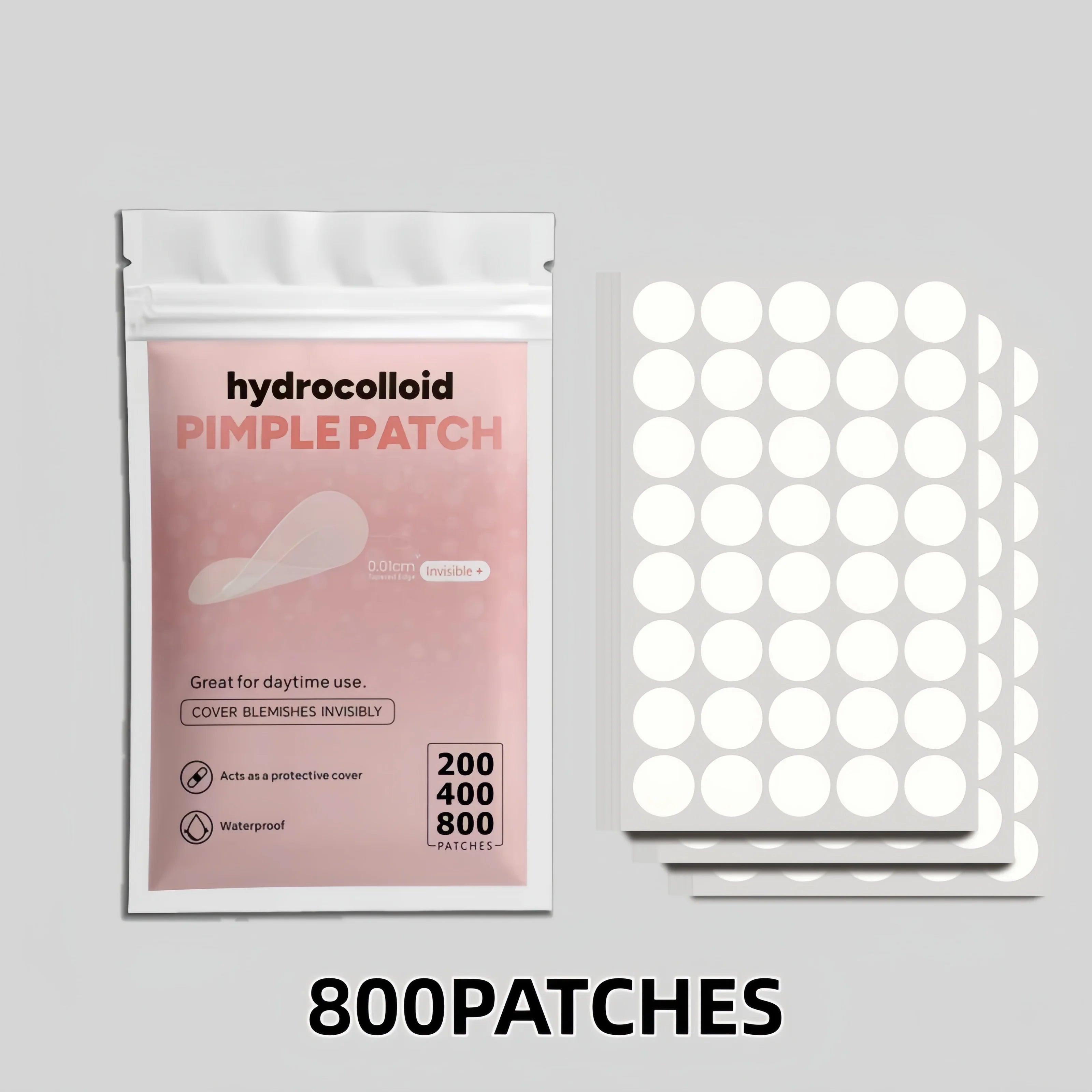 Incantia Glow Clear Pimple Patches — K-Beauty Hydrocolloid Blemish Stickers