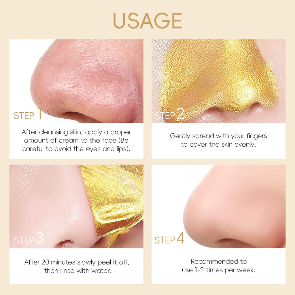 Incantia 24K Gold Snail Glow Mask — K-Beauty Pore Refining Treatment